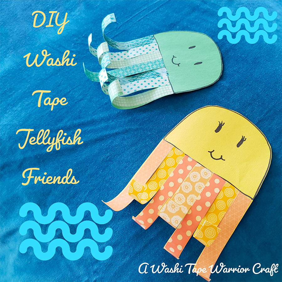 Make DIY Washi Tape Jellyfish Friends