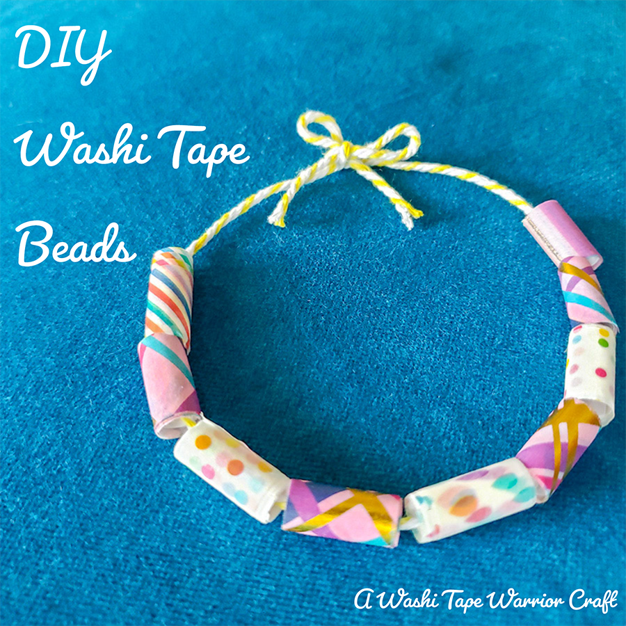 Washi Tape Bead Craft Tutorial
