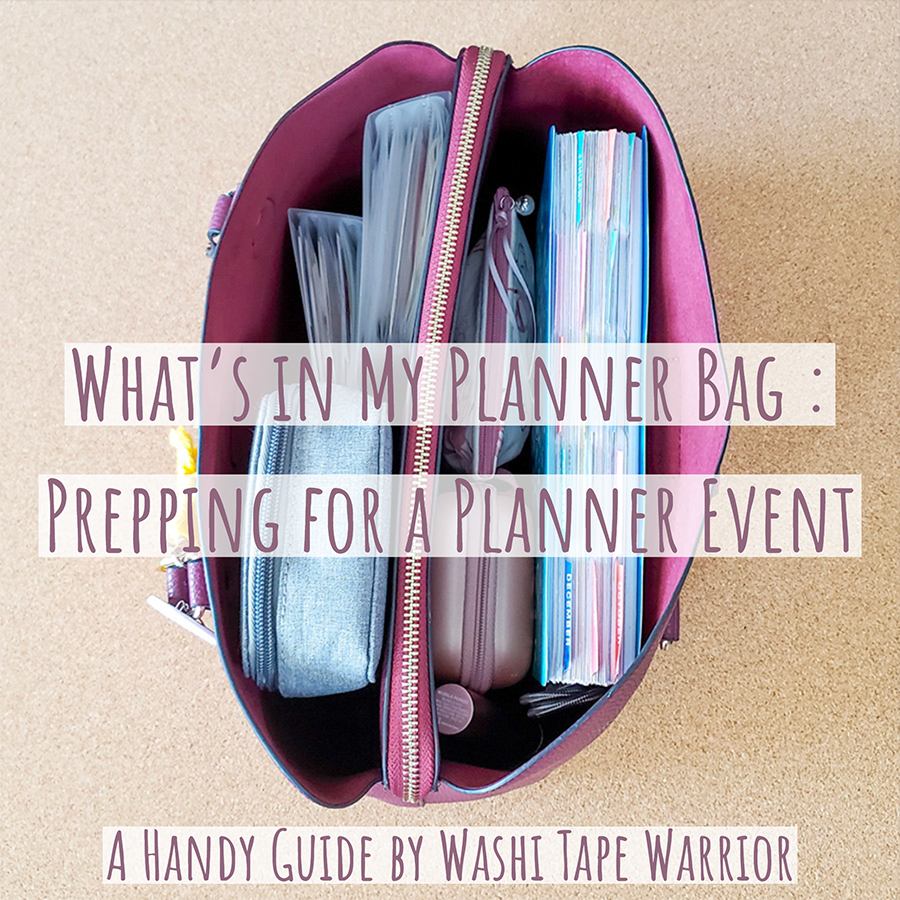 Guide for What to Bring to Planner Events