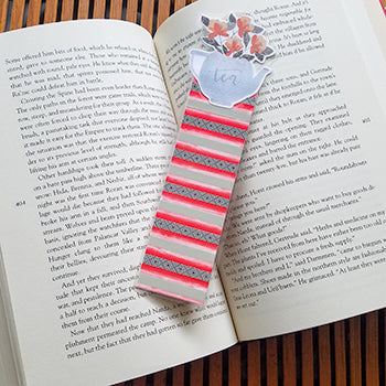Making a Lovely 2 Sided Washi Tape Bookmark