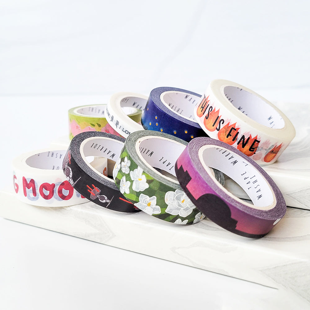washi tape styles retiring from washi tape warrior, limited series washi tape, almost gone washi