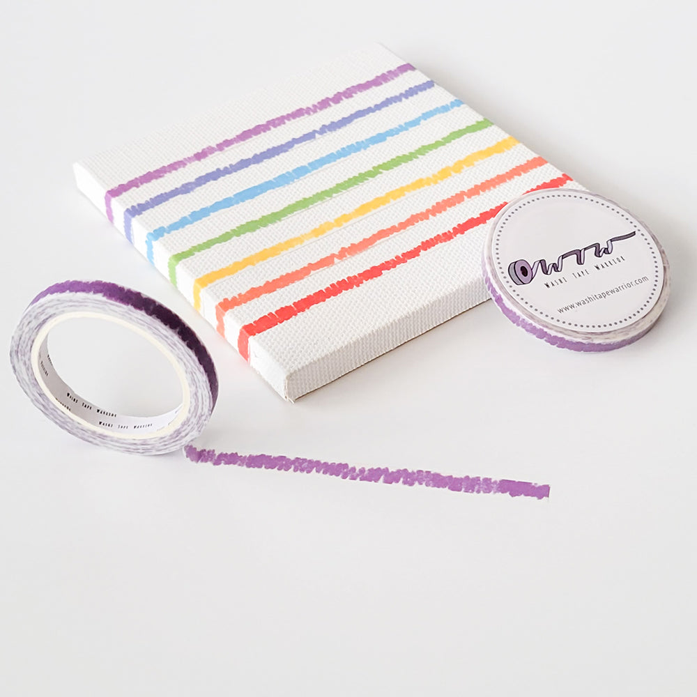 Rainbow Scribbles - Violet