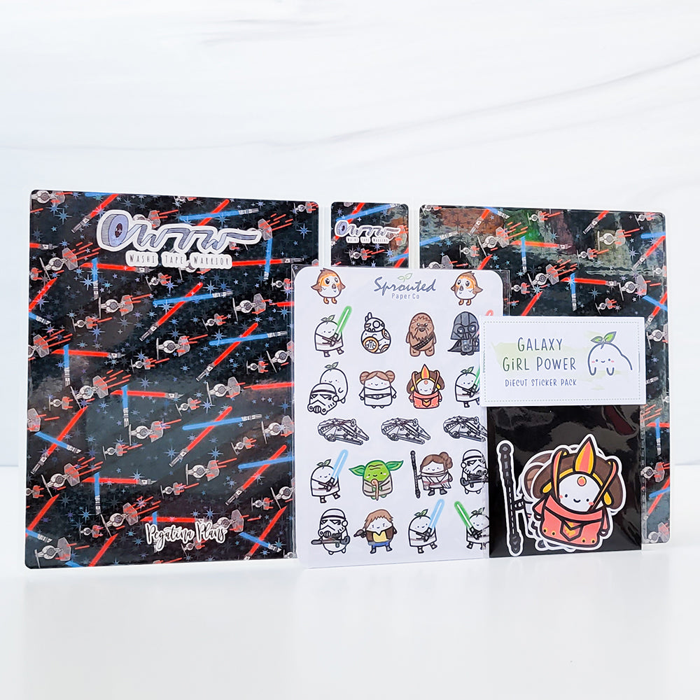 Star Wars icon images from the Galactic Battles collection from Washi Tape Warrior